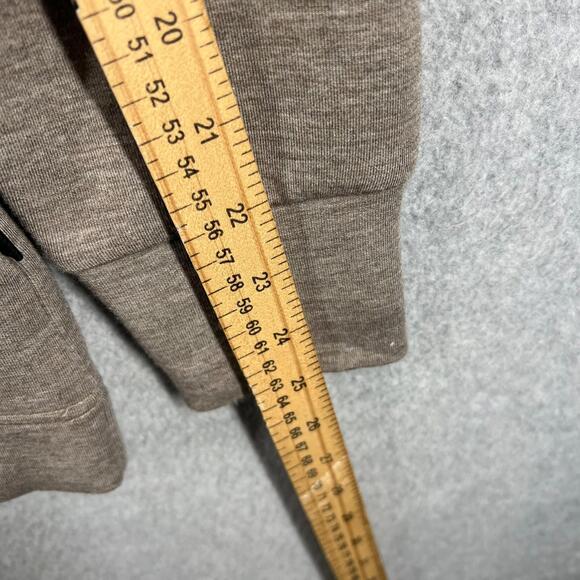 Varley Bristol Sweatshirt Pullover XS Cowl Funnel Neck Neutral Taupe Cinch EUC - Picture 8 of 11